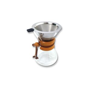 Cafetera Chemex 400 ml de bambú con filtro reutilizable