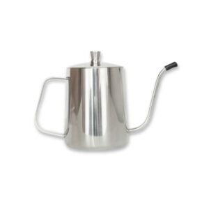 Tetera cuello de cisne con boquilla fina para control del vertido