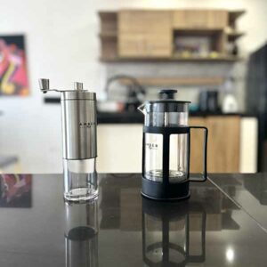Kit Prensa Francesa 350ml + Molino Café Manual 30g